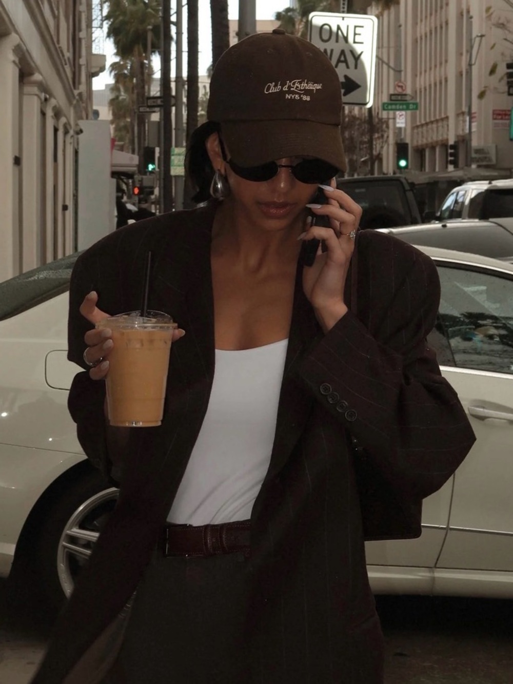 Brown Chino Baseball Cap